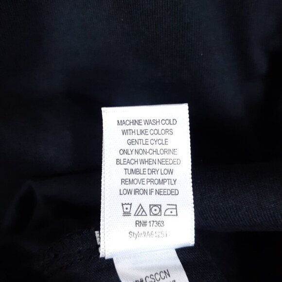 New Koolaburra by UGG Womens Tee T Shirt 2X Long Sleeve Top Black 403A - Picture 5 of 5